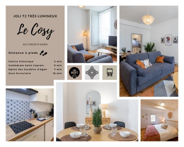Le Cosy Magnifique T2 Neuf Centre Ville Gare 800 M Ажен Экстерьер фото